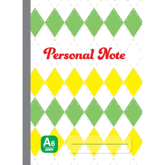 HẢI TIẾN  Sổ may gáy A5, A6 Hải Tiến - Personal Note (200 trang) Lốc 5 quyển