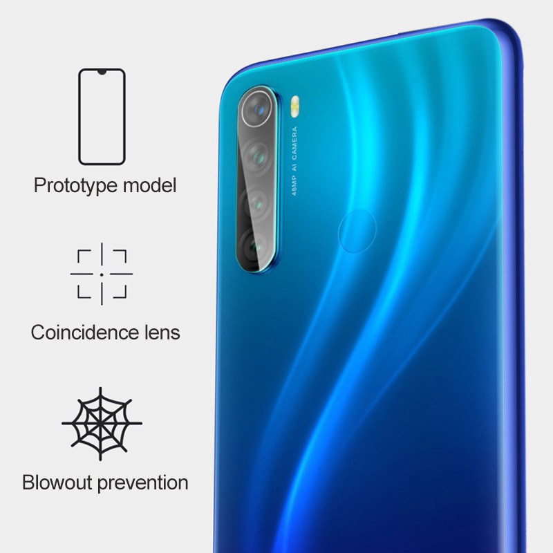 Kính Cường Lực Bảo Vệ Camera Sau Cho Xiaomi Redmi Note 8 8T 8 Pro 6.3" 6.53"