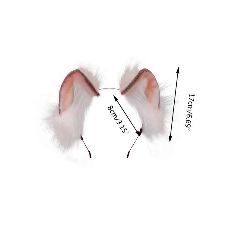 Băng Đô Tai Thú Bông Phong Cách Lolita Đáng Yêu