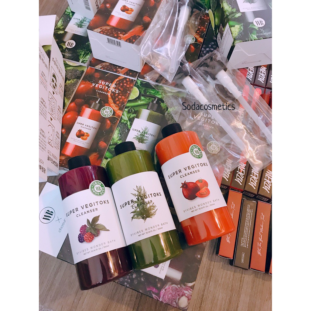 Sữa Rửa Mặt Thải Độc Rau Củ Super Vegitoks Cleanser 2019 | BigBuy360 - bigbuy360.vn
