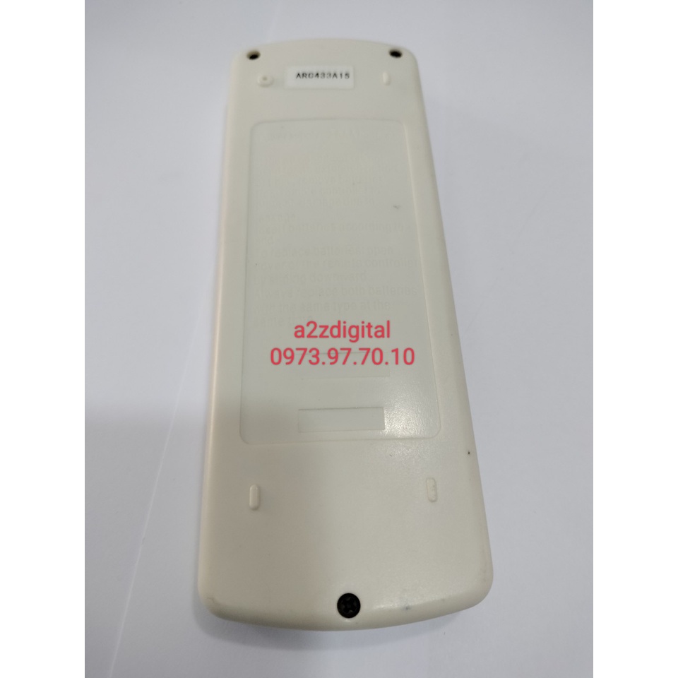 Remote máy lạnh DAIKIN có 1 nút xanh