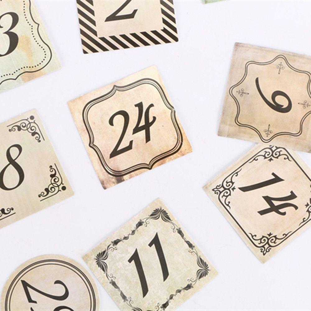 Sticker Dán Trang Trí Sổ Tay DIY Hình Chữ Số