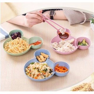 Khay ăn dặm lúa mạch hình micky cho bé