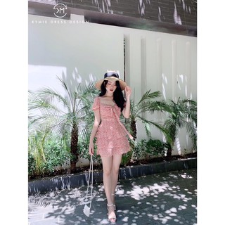 VÁY HOA NHÍ xinh chất liệu von lụa