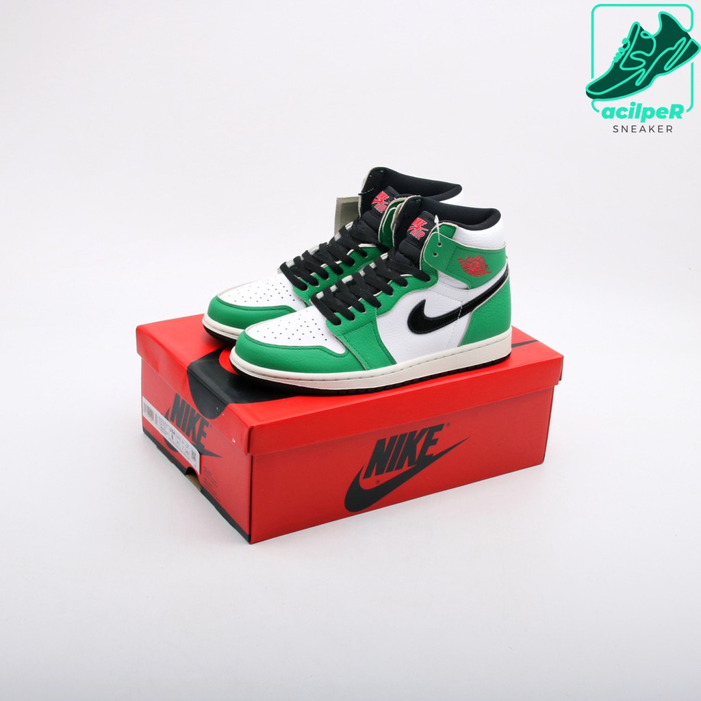 Giày Air Jordan 1 cổ cao AJ1 “Lucky Green” size: 36 36.5 37.5 38 38.5 39 40 40.5 41 42 42.5 43 44 44.5 45 46