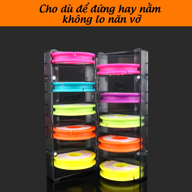 Hộp Đựng Trục Câu Đài Silicone Cao Cấp Chuyên dụng câu đơn câu đài