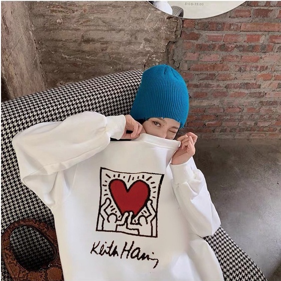 Áo Sweater Nỉ Dài Tay Dáng Rộng 1969 Unisex FREESIZE &lt;62kg Phong Cách Trẻ Trung phù hợp cặp đôi