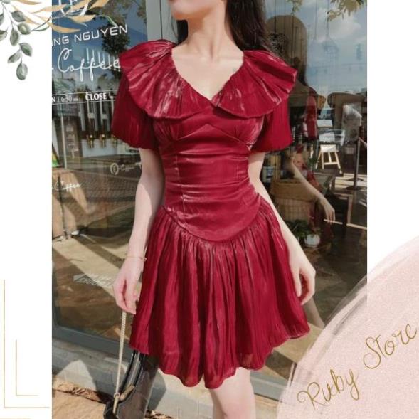 Đầm váy dạo phố xòe tay phồng nữ tính Rin Dress [ẢNH TRẢI SÀN]