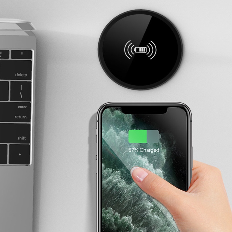 Cục Sạc Nhanh Không Dây 15W Tích Hợp Sạc Nhanh Để Bàn