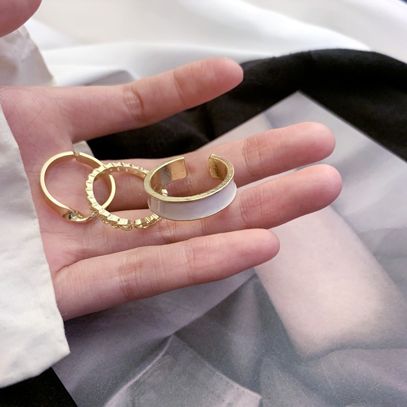 ✨✨Bộ 3 nhẫn hở thời trang Hàn Quốc cá tính cho nữ