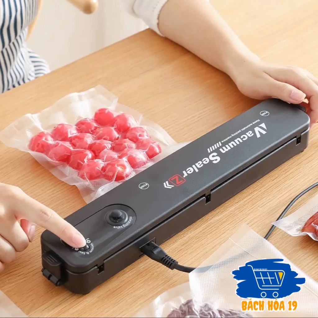 Máy hút chân không gia đình Vacuum Sealer thế hệ mới 2021 - dòng máy hút ép chân không thực phẩm rất tiện-ảnh thật