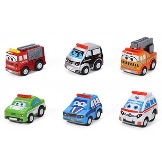 Túi 6 ô tô đồ chơi mini siêu tốc độ cho bé