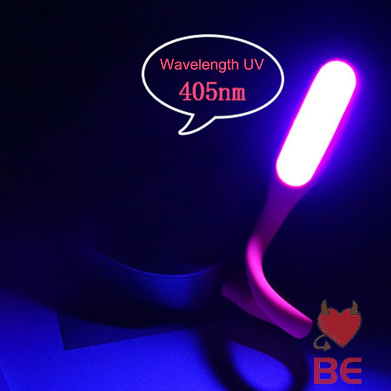 [Hàng mới về] Đèn Led Uv 405nm Hong Khô Sơn Móng Tay Kết Nối Usb