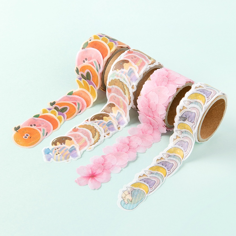 Cuộn Băng Dán Trang Trí Sticker ARTBOX Hàn Quốc Hình Những Chú Mèo