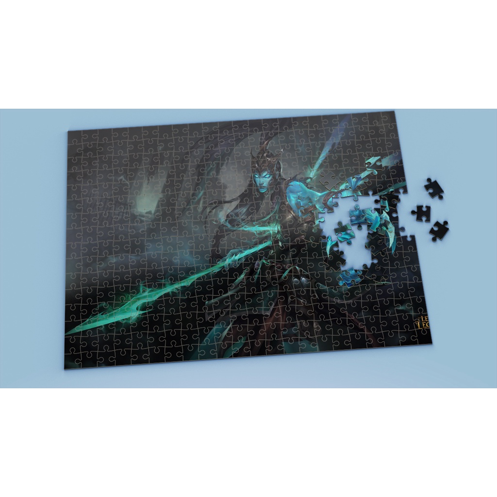 Tranh ghép hình A4, A5 League of Legends, xếp hình KALISTA - Mẫu 1
