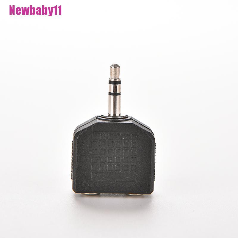 Đầu Chia Âm Thanh Hình Chữ Y 3.5mm 1 / 8 &quot;Thành 2 Ổ Cắm Tiện Dụng