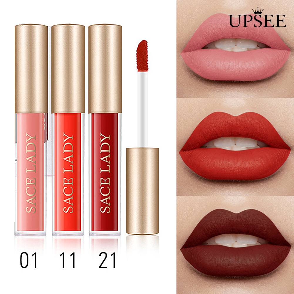 (Hàng Mới Về) Set 3 / 6 Son Bóng Sace Lady Chống Thấm Nước Và Không Bết Dính | BigBuy360 - bigbuy360.vn