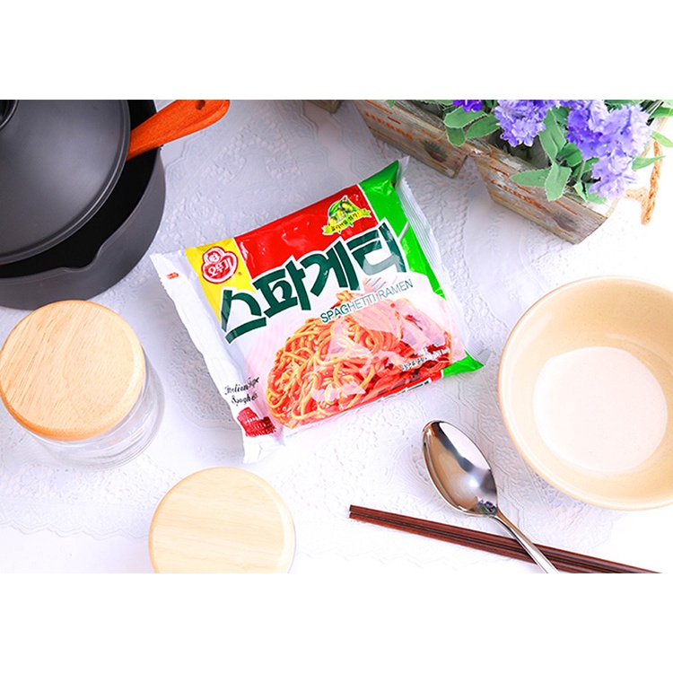 Mì Spaghetti Ramen OTTOGI 150gr Nhỏ Gọn, Tiện Lợi