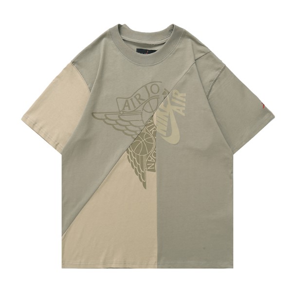 Áo thun ngắn tay họa tiết Air Jordan 6 x Travis Scott phối màu cá tính thời trang