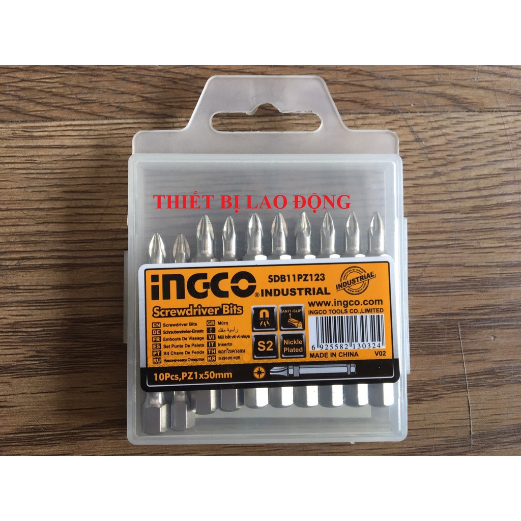 BỘ MŨI VÍT INGCO SDB11PZ123