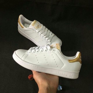 Giày Stan Smith gót vàng nhũ