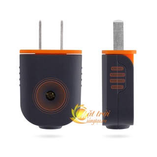 Combo 5 phích cắm dẹt gấp ( Màu đen - cam )