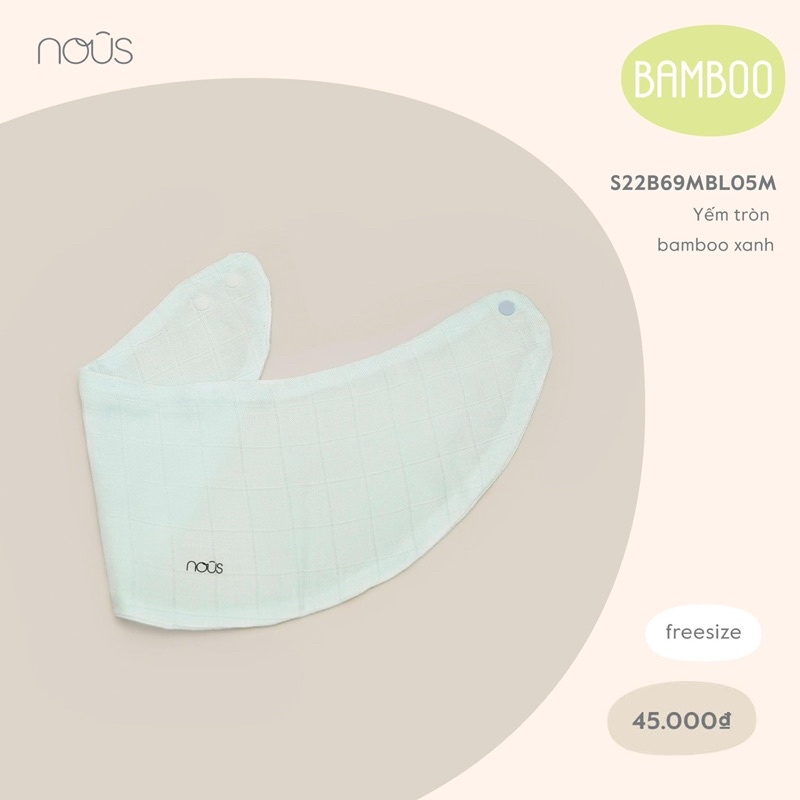 NOUS Yếm xô thương hiệu NOÛS cho bé