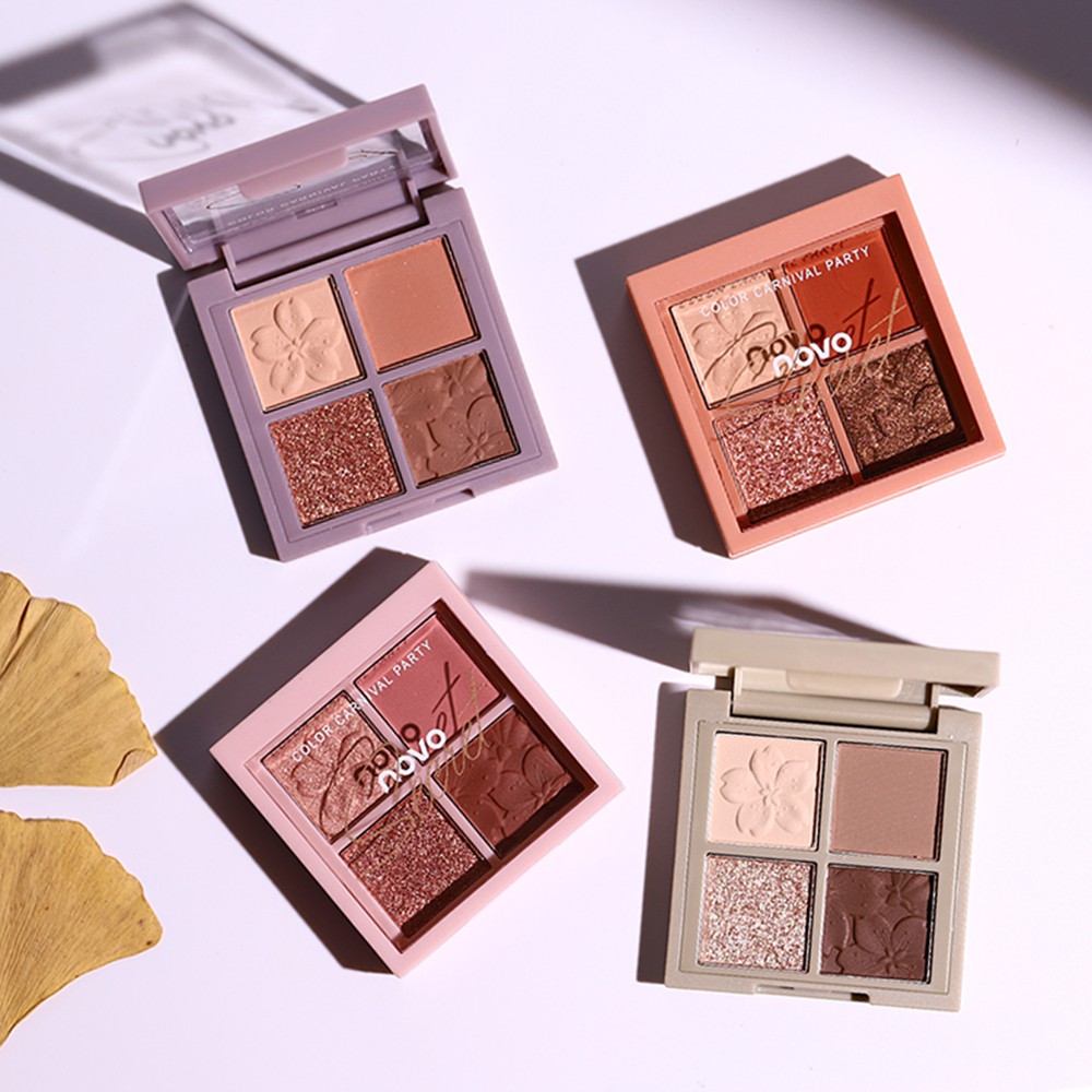 ☀☀☀ (Hàng Mới Về) Bảng Phấn Mắt Novo Ánh Nhũ Phân Cực Lấp Lánh ☝☝☝ | BigBuy360 - bigbuy360.vn