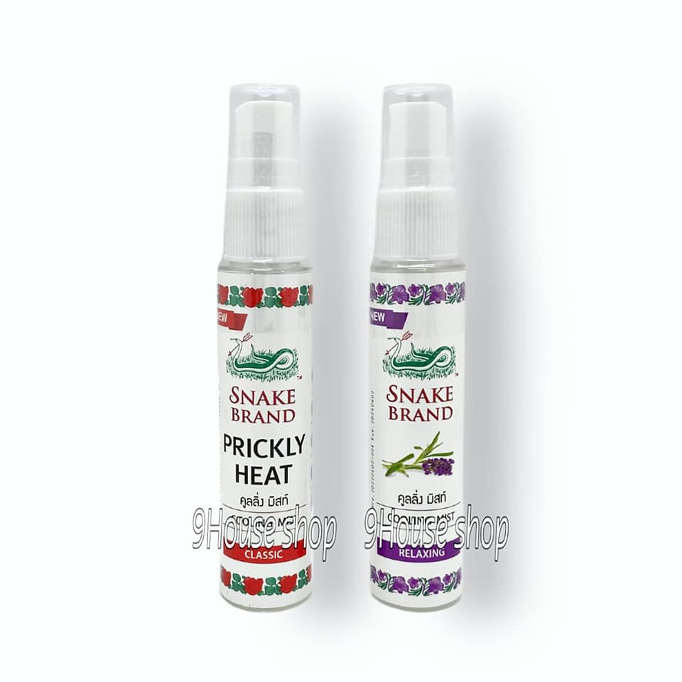 01 Chai Xịt Lạnh Làm Mát Da Ngăn Mùi Hôi Snake Brand Thái Lan 30ml