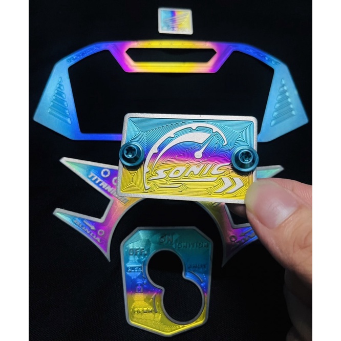 COMBO 5 TEM TITAN CHÍNH HÃNG DÁN GIDONG SONIC CỰC NGẦU