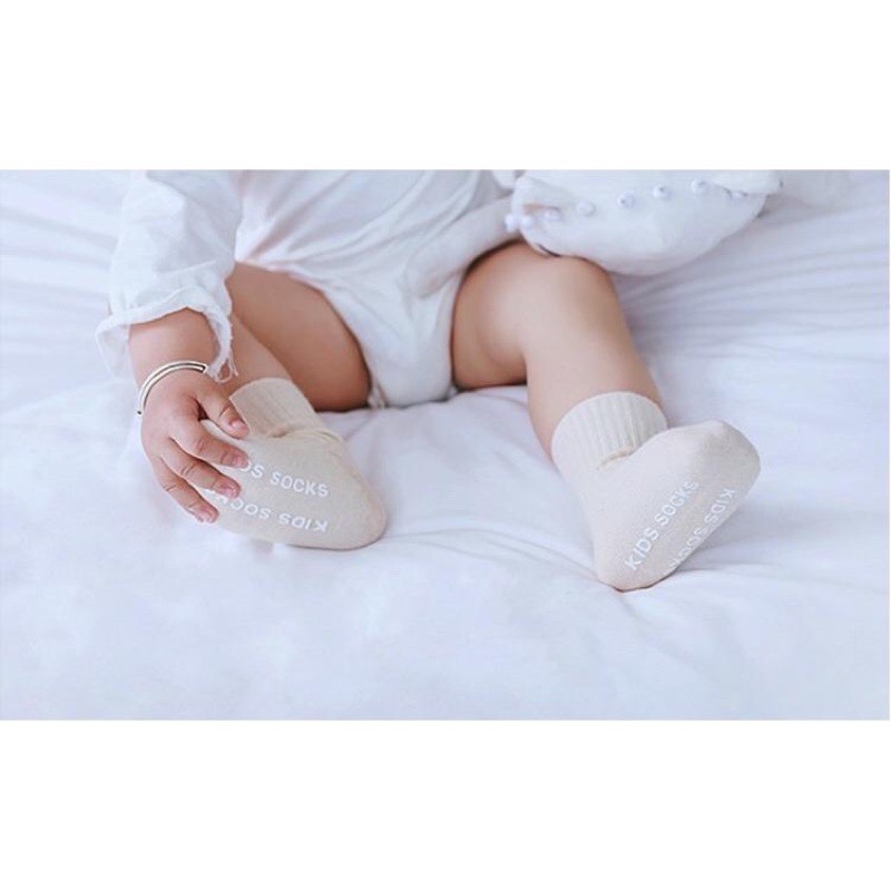 Tất cổ cao kidsocks cho bé 0-36m set 3 [ babyboo]