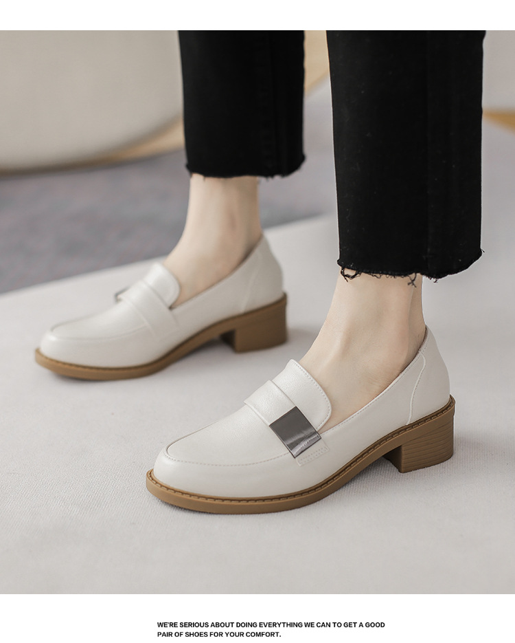 Giày đế thô phong cách Anh sành điệu thời trang