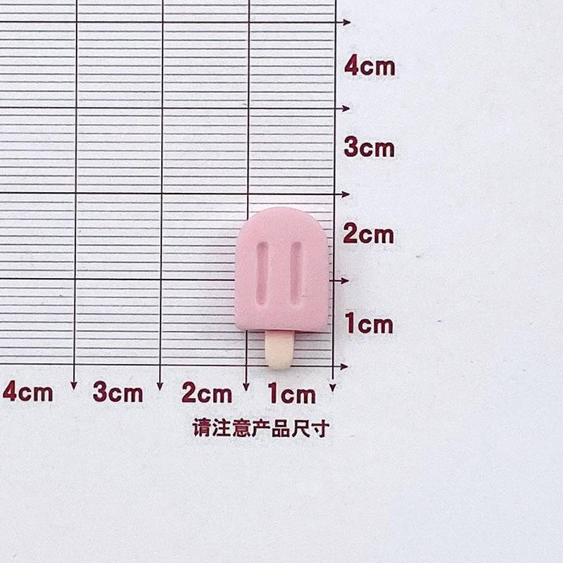 Mặt Charm Hình Cây Kem Hoạt Hình Mini Dùng Trang Trí Giày Dép