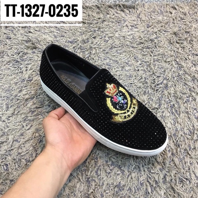 Slip on đính đá nam