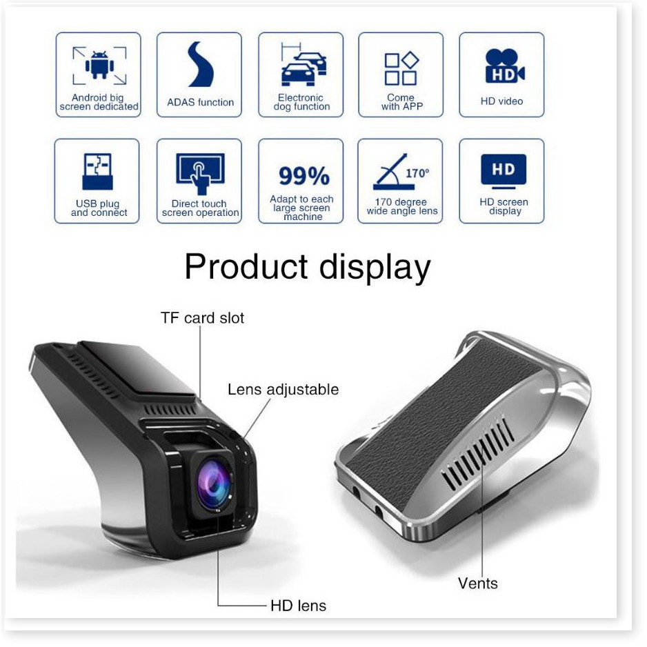 🔖 Dual Dash Camera Ghi hình trước sau ô tô, hỗ trợ ADAS và Android | BigBuy360 - bigbuy360.vn