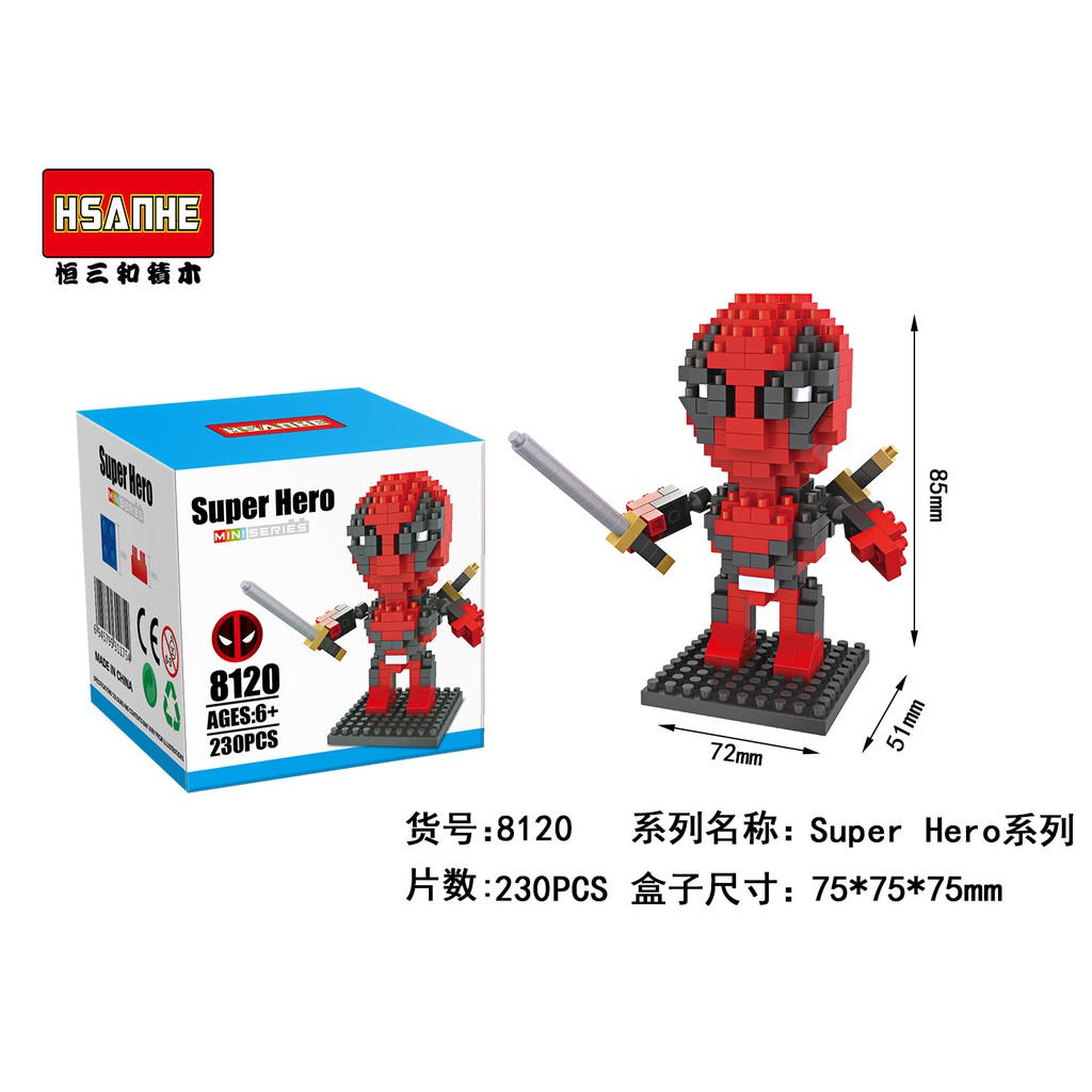 Bộ nanoblock các nhân vật Mavel