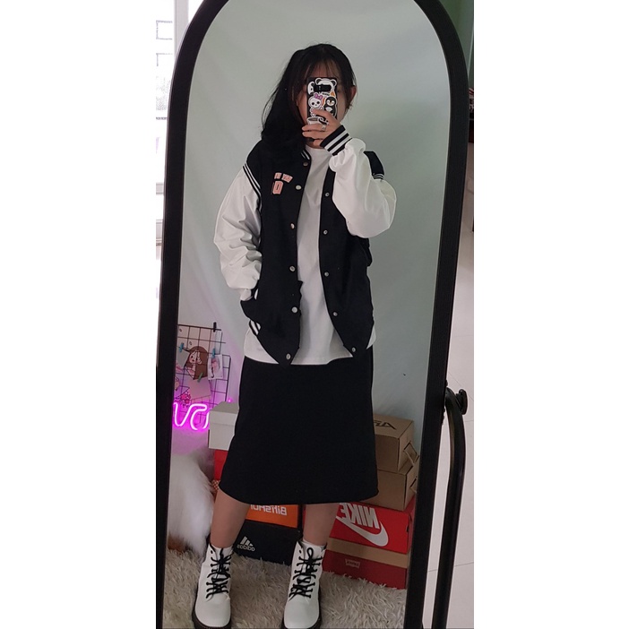 [Có Video+Ảnh Thật] Áo Khoác Bomber Kay 09, Áo Khoác Nam Nữ Form Rộng Chất Tricos Anne Boutique Mã 001