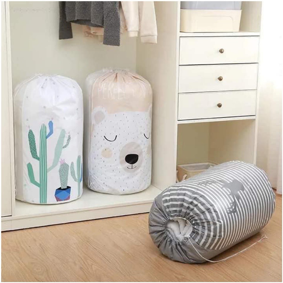 Túi đựng chăn ga quần áo dây rút siêu tiện lợi