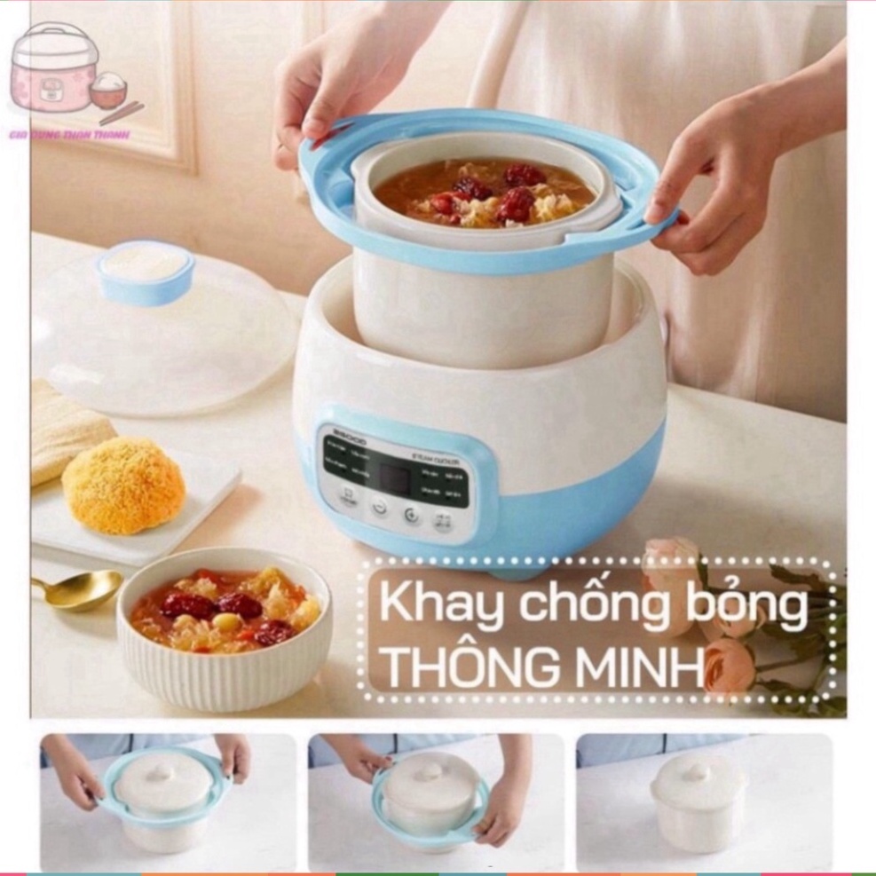 Nồi Hầm Chậm, Cách Thủy 2GOOD A300 dung tích 3,1lit An toàn tiện lợi dành cho mọi nhà chính hãng
