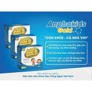 Anphakids Gold - tăng sức đề kháng cho trẻ suy dinh dưỡng, thấp còi