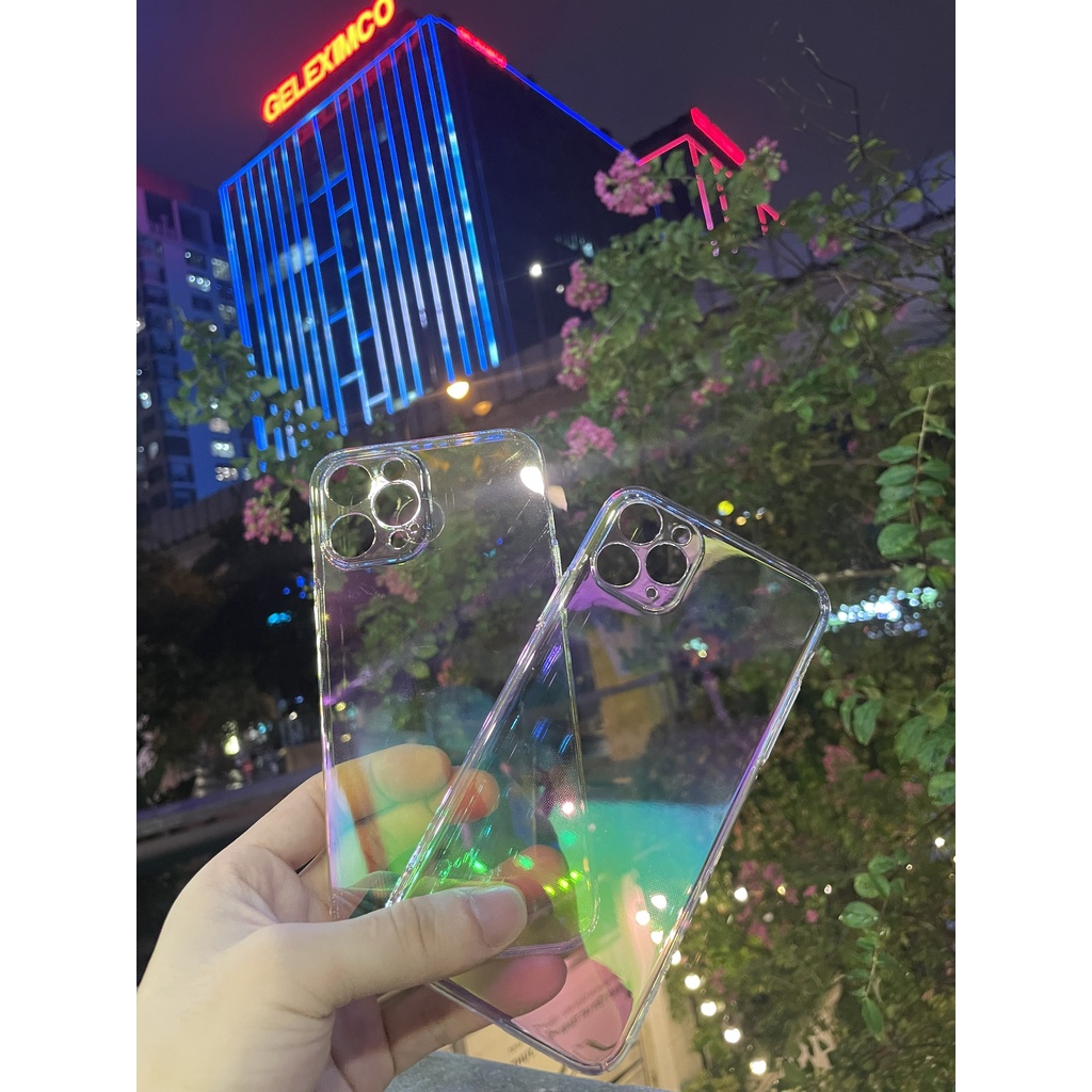 Ốp Điện Thoại Trong Suốt Màu Gradient Độc Đáo Cho Iphone 12 11 Pro Max 13 Pro MAX X Xr Xs Max 7 + 8 Plus Se 2020 12 13