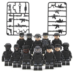 Combo 6 lính swat nhân vật đồ chơi minifigure