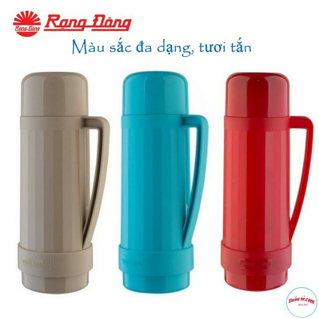 Phích giữ nhiệt Rạng Đông 0,5L đủ màu