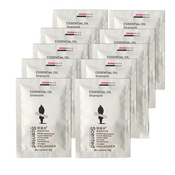 Combo 10 gói Dầu gội mềm mượt phục hồi tóc hư tổn Adolph Smooth & Silky Shampoo | BigBuy360 - bigbuy360.vn