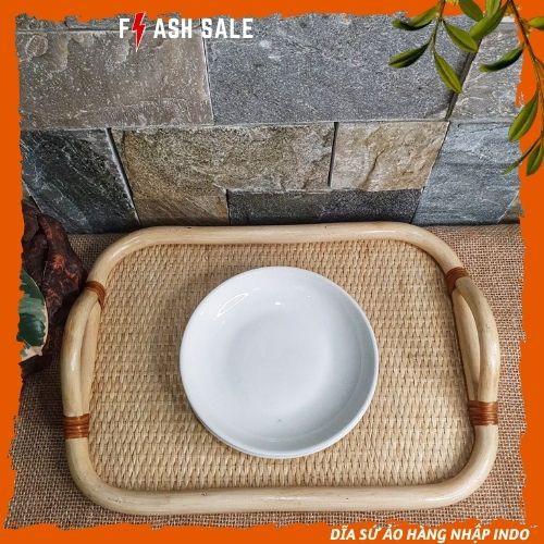 [Sale][ Ở Đây Giá Rẻ ] Combo 6 Dĩa Sứ Ảo Hàng Chuẩn Indo (Có Nhiều Kích Cỡ)- Hàng Sẵn Tại Kho