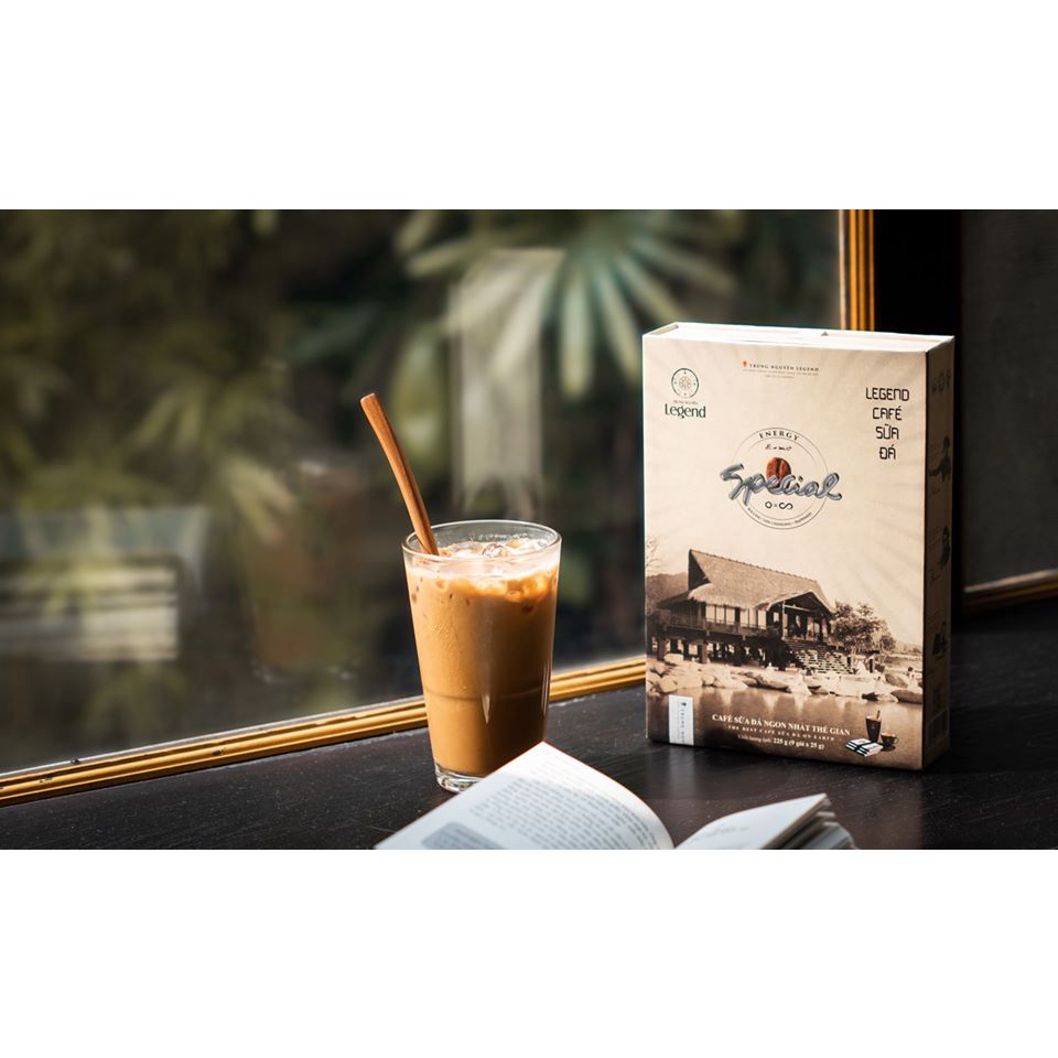 [Trung Nguyên Ecoffee] Combo 2 Cà Phê Hòa Tan Sữa Đá - Trung Nguyên Legend - Hộp 5 Gói