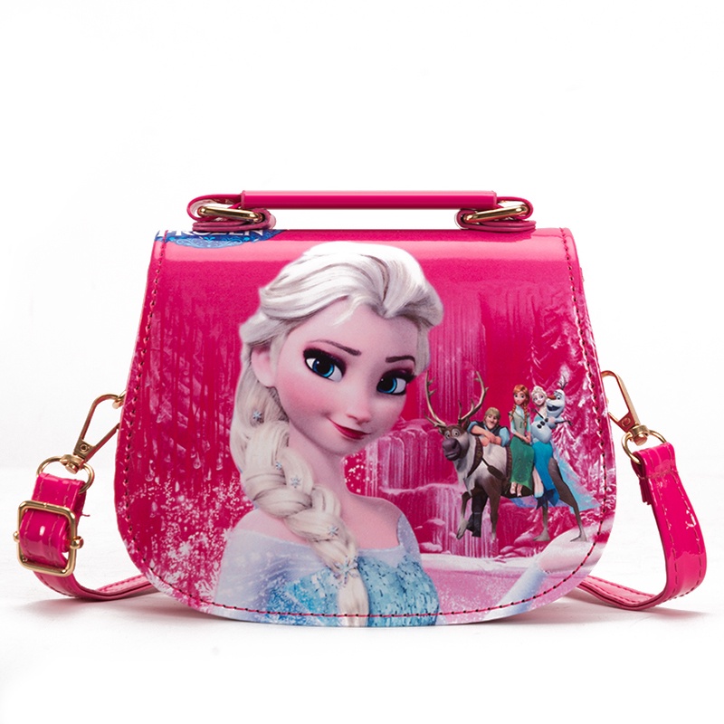 DISNEY Túi Xách In Hình Công Chúa Elsa Anna Trong Phim Frozen 2022 Cho Bé Gái