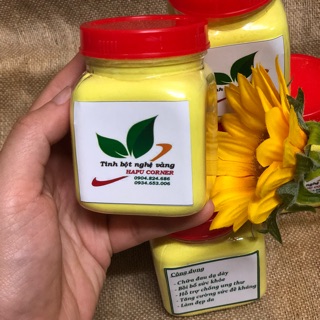 Tinh bột nghệ vàng, nhà làm siêu sạch, nguyên chất, không pha tạp chất, cam kết 100% tinh bột nghệ xịn