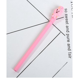 Bút BT 21 dễ thương - mực đentg