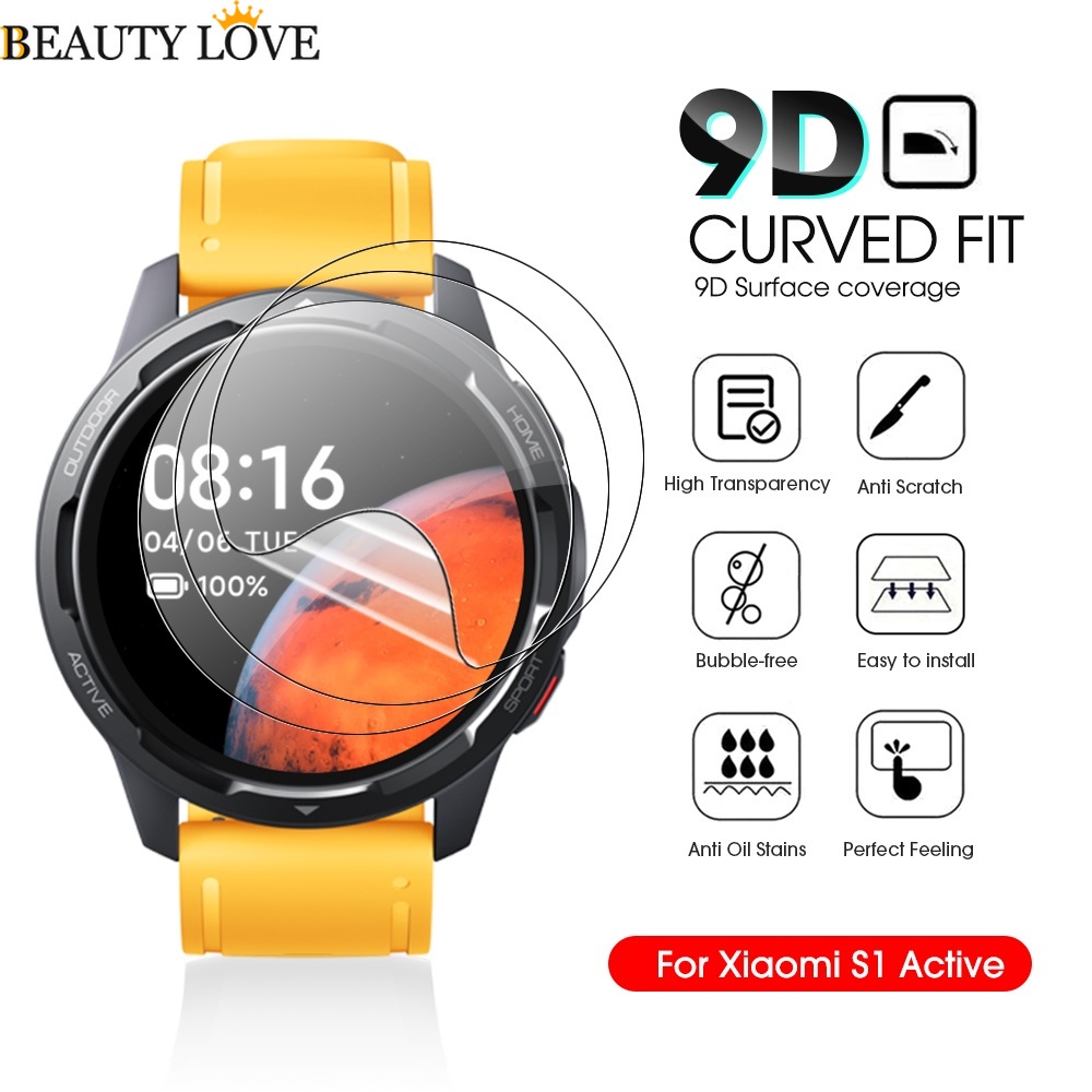 1 Kính Cường Lực Chống Nước Bảo Vệ Màn Hình Cho Đồng Hồ Thông Minh Xiaomi Watch S1 Active / Smart Watch